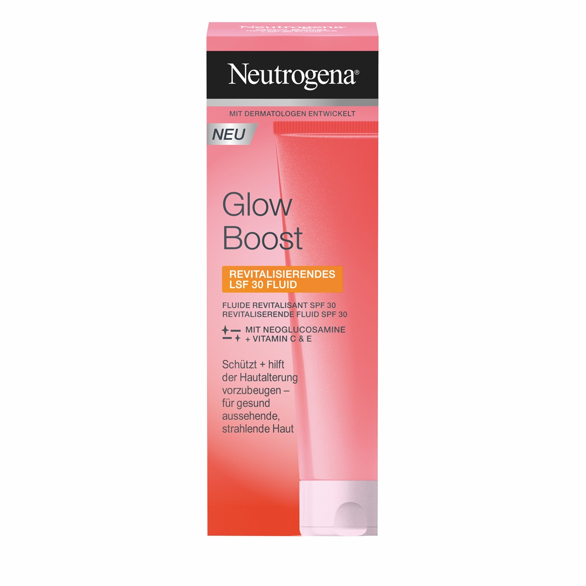 Neutrogena Glow Boost LSF Fluid SPF 50ML Verpackung