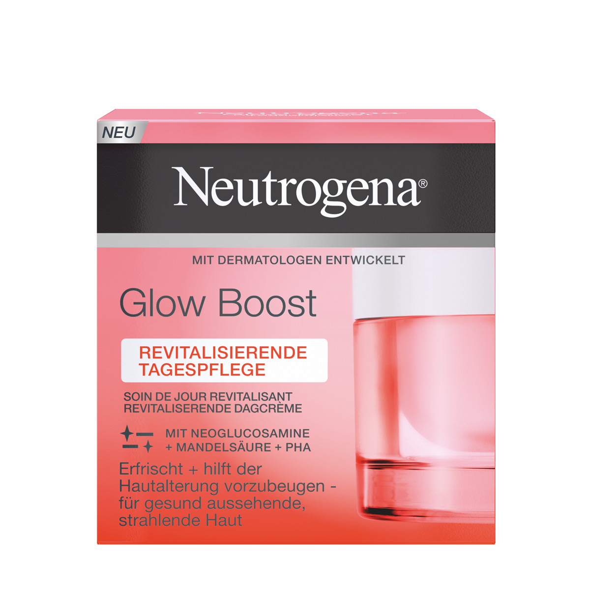  Neutrogena Glow Boost Tagespflege 50ML Verpackung